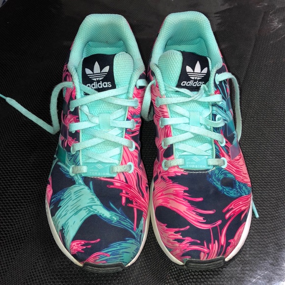 adidas zx flux floral torsion